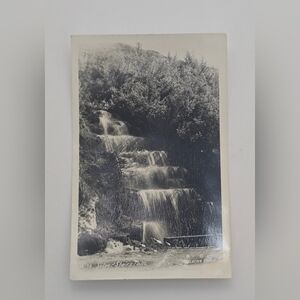 G-78 Staircase Falls in Glacier National Park, Montana Postcard Un-used